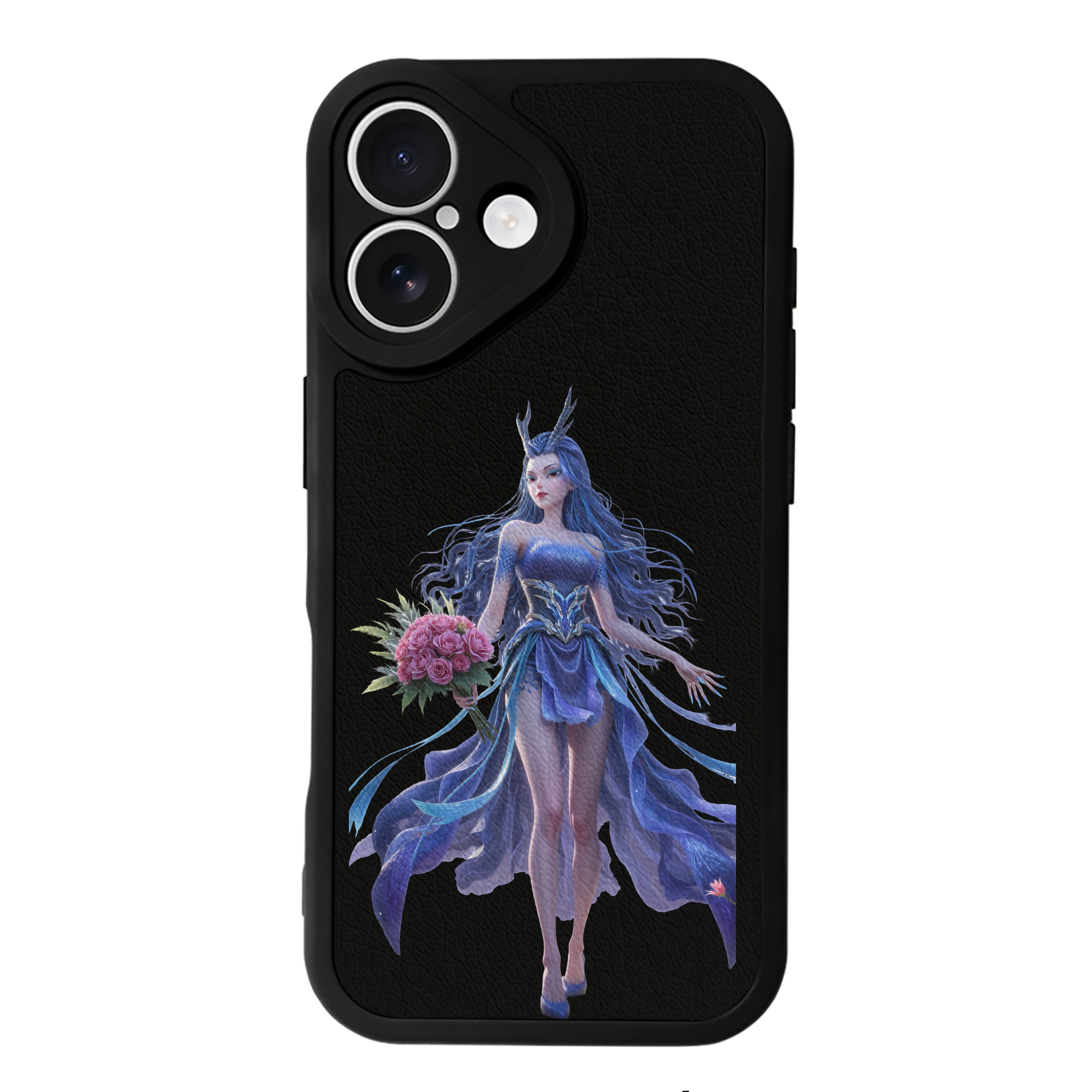 （画像用） Ne Zha 2 ナタ 魔童の大暴れ 【iPhone 16シリーズ対応】シリコンスマホケース（レザー調） 材質：シリコン